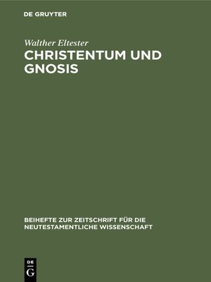 cover image of Christentum und Gnosis